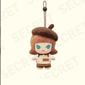 (SECRET) Pop Mart Coffee Factory Series MOLLY Shop Manager Plush Pendant Labubu